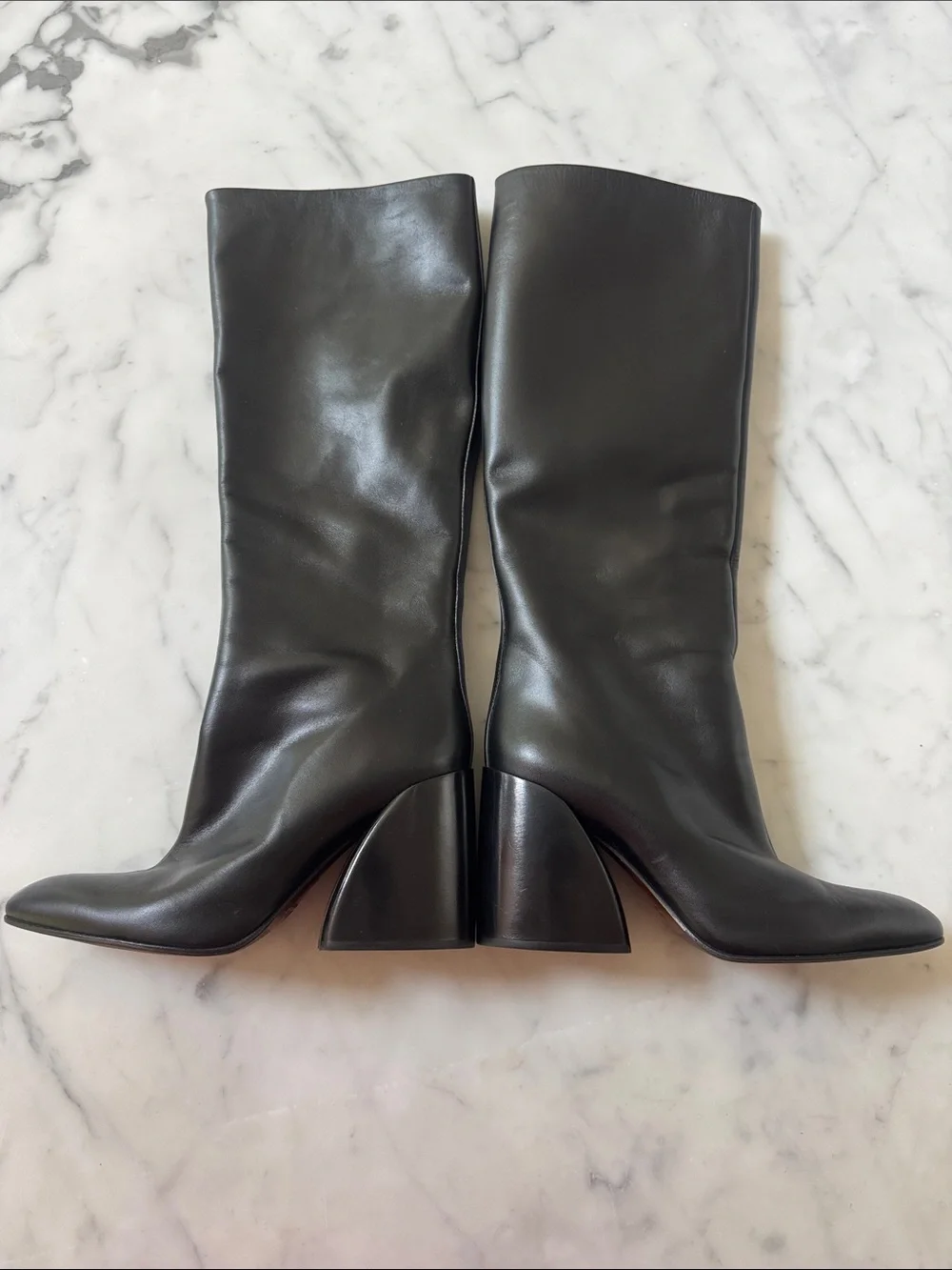 Chloé Knee High Wave Boots